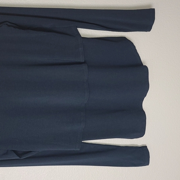 Theory Chevak Tiered Viscose Longsleeve Top - Picture 8 of 8